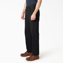 Load image into Gallery viewer, Dickies Relaxed Fit Heavyweight Duck Carpenter Pants in Rinsed Black
