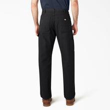 Load image into Gallery viewer, Dickies Relaxed Fit Heavyweight Duck Carpenter Pants in Rinsed Black