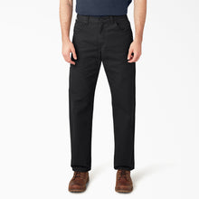 Load image into Gallery viewer, Dickies Relaxed Fit Heavyweight Duck Carpenter Pants in Rinsed Black