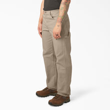 Load image into Gallery viewer, Dickies Relaxed Fit Heavyweight Duck Carpenter Pants in Rinsed Desert Sand