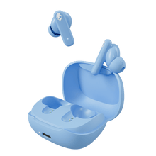Load image into Gallery viewer, Skullcandy Smokin' Buds Wireless Earbuds in Preppy Blue