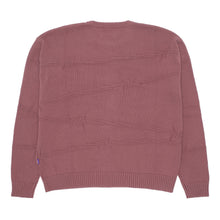 Load image into Gallery viewer, FA Barbed Wire Knit Sweater in Mauve