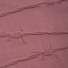 Load image into Gallery viewer, FA Barbed Wire Knit Sweater in Mauve