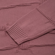 Load image into Gallery viewer, FA Barbed Wire Knit Sweater in Mauve