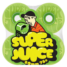 Load image into Gallery viewer, OJ Wheels Super Juice Bubble Gum Transparent Green 78a 60mm