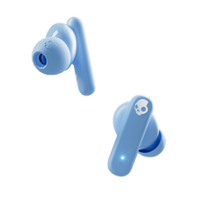 Load image into Gallery viewer, Skullcandy Smokin' Buds Wireless Earbuds in Preppy Blue