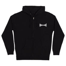 Load image into Gallery viewer, Independent Span Zip Up Hoodie in Black
