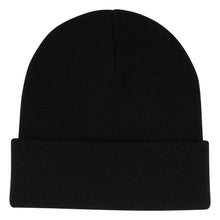 Load image into Gallery viewer, Independent ITC Street Script Long Shoreman Beanie in Black
