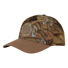 Load image into Gallery viewer, Santa Cruz MFG Tapestry Snapback Structured Hat in Floral/Khaki