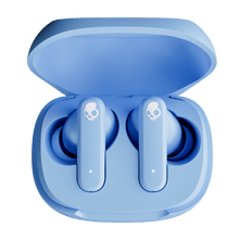 Load image into Gallery viewer, Skullcandy Smokin' Buds Wireless Earbuds in Preppy Blue