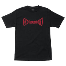 Load image into Gallery viewer, Independent Span Tee in Black/Red