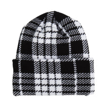 Load image into Gallery viewer, Santa Cruz Moon Dot Long Shoreman Beanie in Plaid