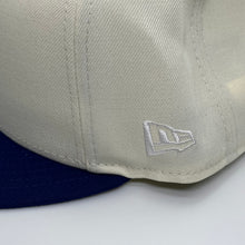 Load image into Gallery viewer, New Era 950 A-Frame Upsidedown LA Dodgers 60th Anniversary Patch Snapback in Chrome/Royal Blue