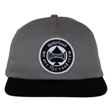 Load image into Gallery viewer, Independent Motörhead Spade Snapback Hat in Charcoal/Black