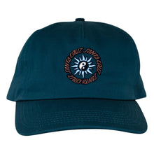 Load image into Gallery viewer, Santa Cruz Sol Spiral Snapback Unstructured Hat in Dark Teal