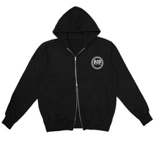 Load image into Gallery viewer, 818 Skate Shop Zip-Up Hoodie in Black