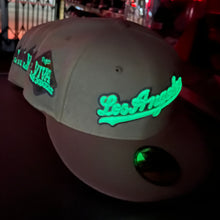 Load image into Gallery viewer, New Era 5950 LA Dodgers Script “Girl Dad” in Chrome/Pink/Lavender - 818 Exclusive