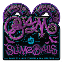 Load image into Gallery viewer, Slimeballs Bam Margera Guest Purple Hardline Wheels 95a 54mm