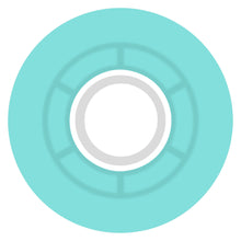 Load image into Gallery viewer, Ricta Clouds Transparent Aqua White 78a 57mm