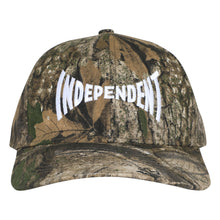 Load image into Gallery viewer, Independent Span Logo Snapback Structured Hat Realtree APX Hat in Khaki