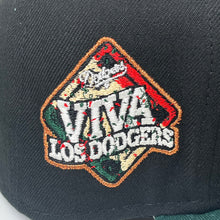 Load image into Gallery viewer, New Era 5950 LA Dodgers Script “La Bandera” in Black/Green/Red - 818 Exclusive