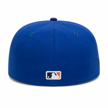 Load image into Gallery viewer, New Era 5950 LA Dodgers Kanji Script “Blue Eyes White Dragon” 50th Anniversary Side Patch in Indigo/Nightshift Navy - 818 Exclusive