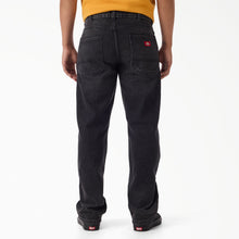 Load image into Gallery viewer, Dickies 954 Relaxed Straight Work Jeans in Faded Black Wash