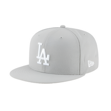 Load image into Gallery viewer, New Era 5950 LA Dodgers 2024 World Series Patch in Basic Gray