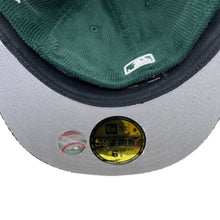 Load image into Gallery viewer, New Era 5950 Los Angeles Dodgers 2024 World Series Champions Patch in Dark Green Corduroy