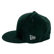 Load image into Gallery viewer, New Era 5950 Los Angeles Dodgers 2024 World Series Champions Patch in Dark Green Corduroy