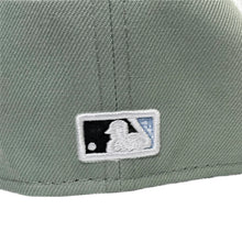 Load image into Gallery viewer, New Era 5950 Los Angeles Dodgers Script 2024 World Series Champions Patch in Everest Green/Black