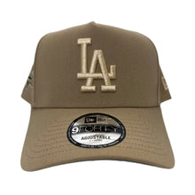Load image into Gallery viewer, New Era 940 A-Frame LA Dodgers 2024 World Series Champions Patch in Camel