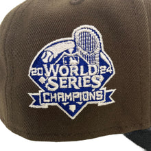 Load image into Gallery viewer, New Era 940 A-Frame Los Angeles Dodgers 2024 World Series Champions Patch in Walnut/Black