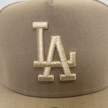 Load image into Gallery viewer, New Era 940 A-Frame LA Dodgers 2024 World Series Champions Patch in Camel