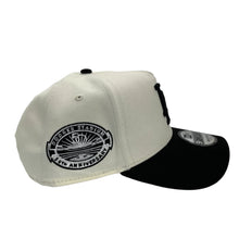 Load image into Gallery viewer, New Era 940 A-Frame Los Angeles Dodgers 50th Anniversary Stadium Patch Snapback in Chrome/Black
