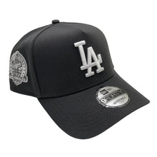 Load image into Gallery viewer, New Era 940 A-Frame Los Angeles Dodgers 60th Anniversary Patch Snapback in Granite