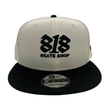 Load image into Gallery viewer, New Era 950 818 Skate Shop Logo Snapback in Chrome/Black