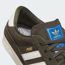 Load image into Gallery viewer, Adidas Puig Indoor in Shadow Olive/Off White