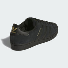 Load image into Gallery viewer, Adidas Superstar ADV in Black/Black/Gold