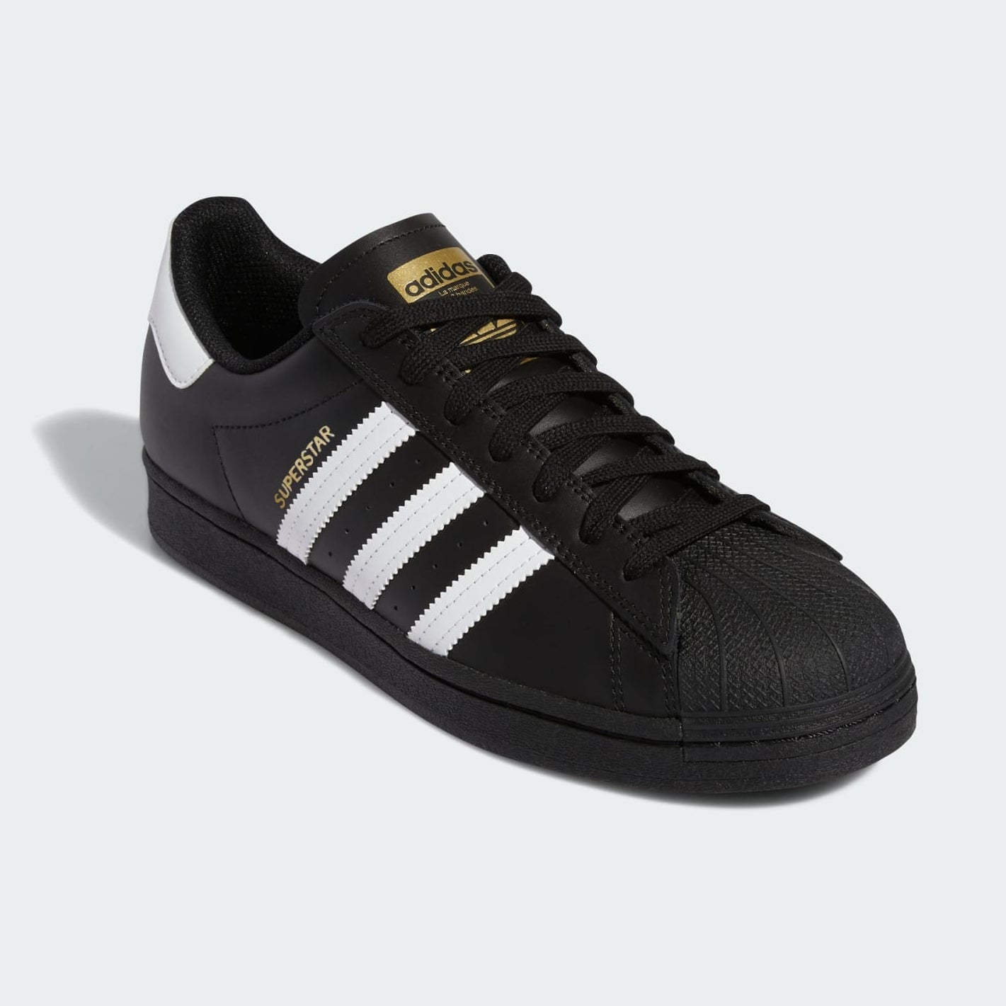 adidas Superstar ADV Core Black Cloud White Shoes 7.5
