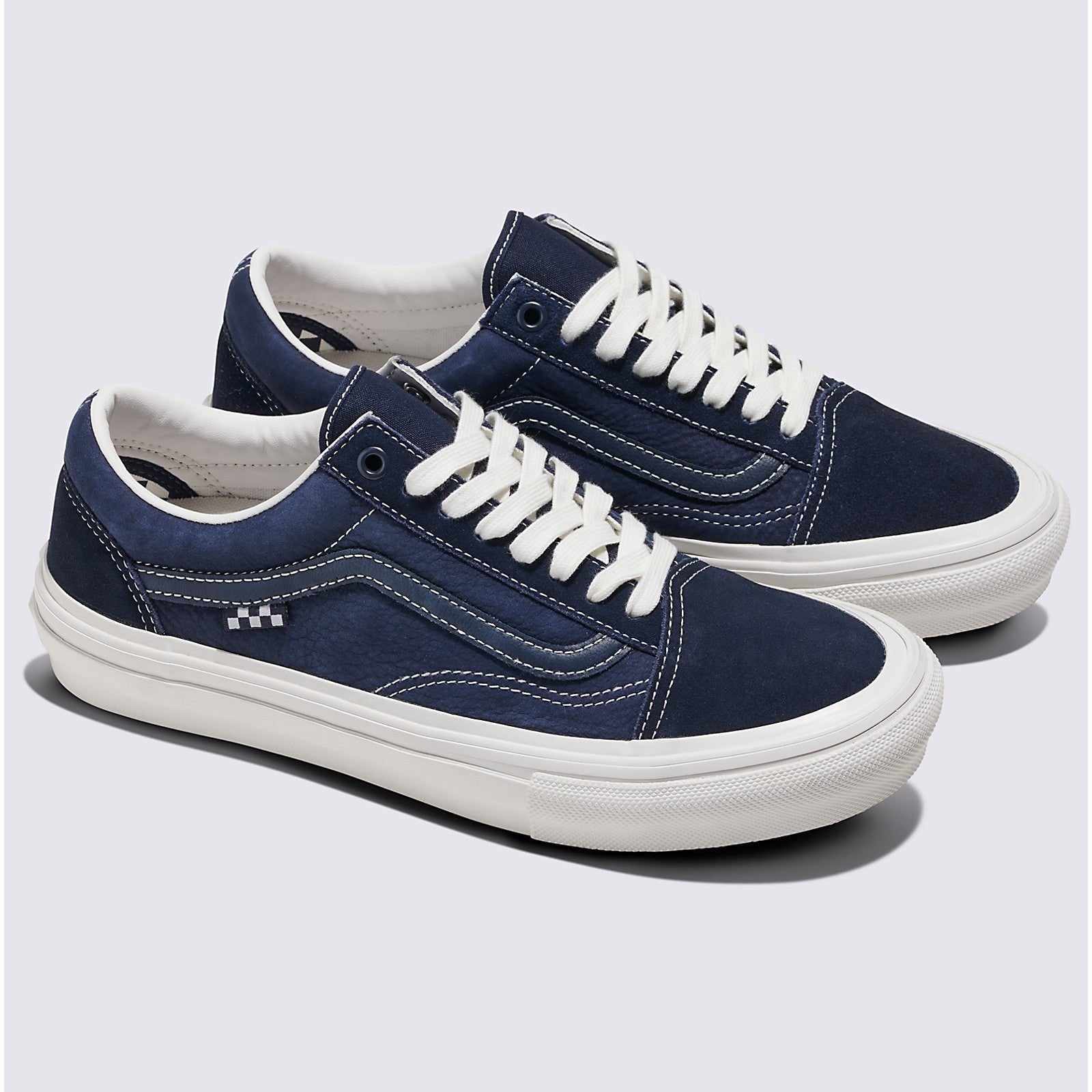 HOT Price Van Old Skool Vintage Navy Blue Vans Old Skool Pro