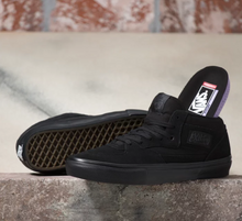 Load image into Gallery viewer, Vans Skate Half Cab in Black/Black
