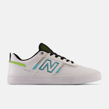 Load image into Gallery viewer, NB Numeric 306 Jamie Foy in White with Aqua Sky