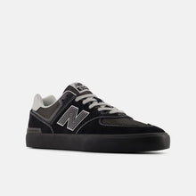 Load image into Gallery viewer, NB Numeric 574 Vulc in Black with Grey
