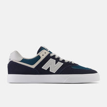 Load image into Gallery viewer, NB Numeric 574 Vulc in Navy with Grey