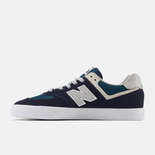 Load image into Gallery viewer, NB Numeric 574 Vulc in Navy with Grey