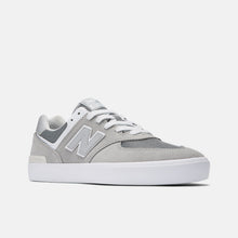 Load image into Gallery viewer, NB Numeric 574 Vulc in Grey with White