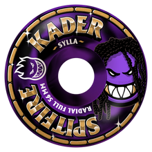 Load image into Gallery viewer, Spitfire F4 Kader Rolly Black/Purple Swirl Radial Full 99a 56mm