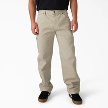 Load image into Gallery viewer, Dickies Worn In Duck Carpenter Pants in Silver Birch