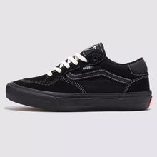 Load image into Gallery viewer, Vans Rowan in Black/Black/White